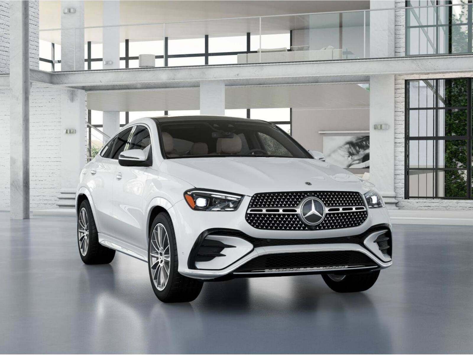 New 2026 MANUFAKTUR Moonlight White Metallic Mercedes-Benz GLE 450 Coupe image 9