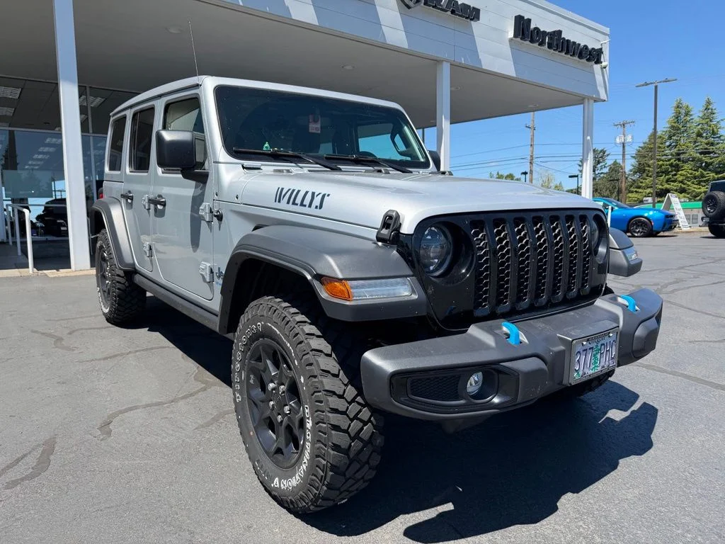 Used 2023 Silver Jeep Willys 4xe image 1