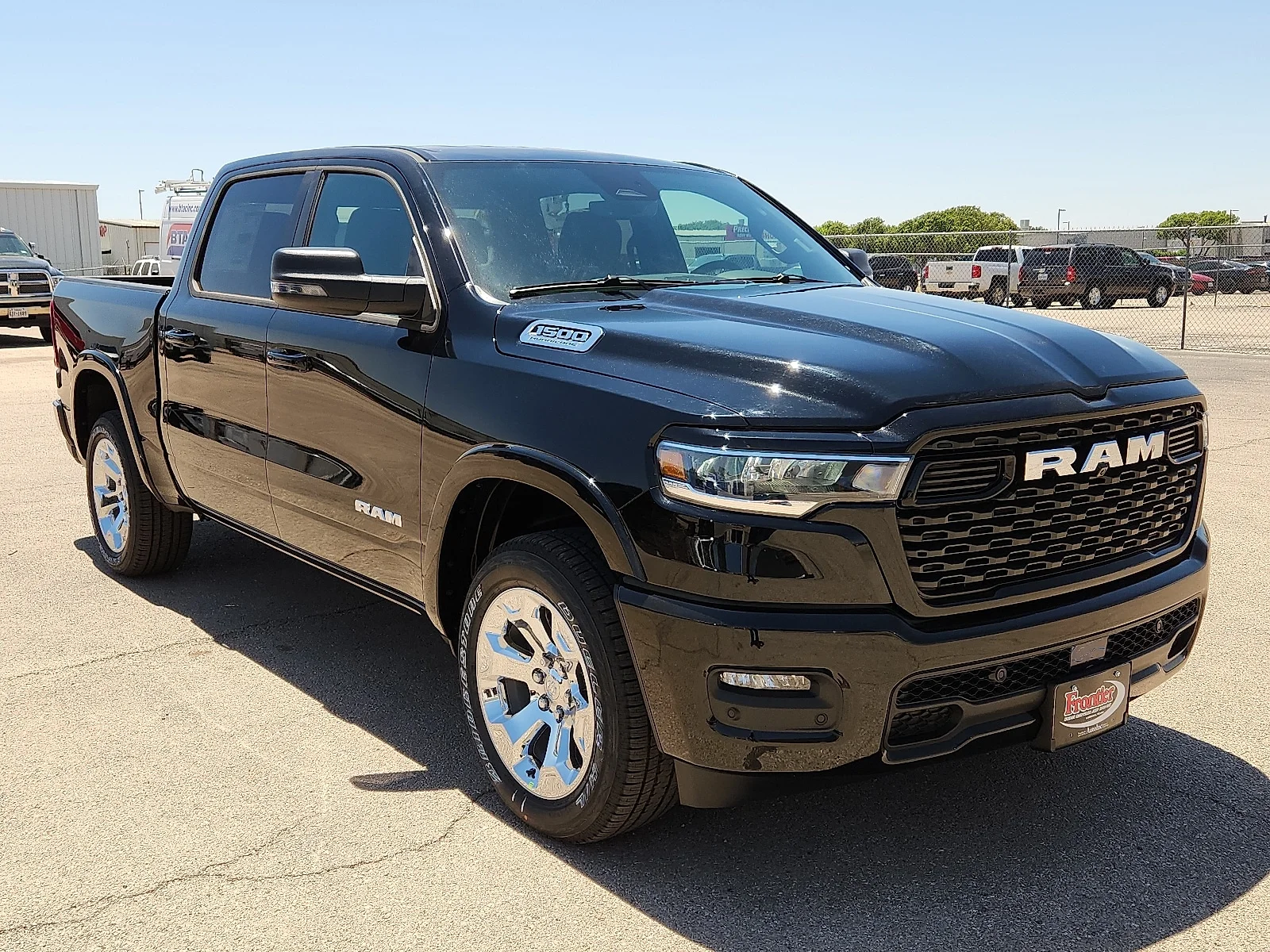 New 2026 Diamond Black Crystal Pearl-Coat  Paint Ram LONE STAR CREW CAB 4X4 5