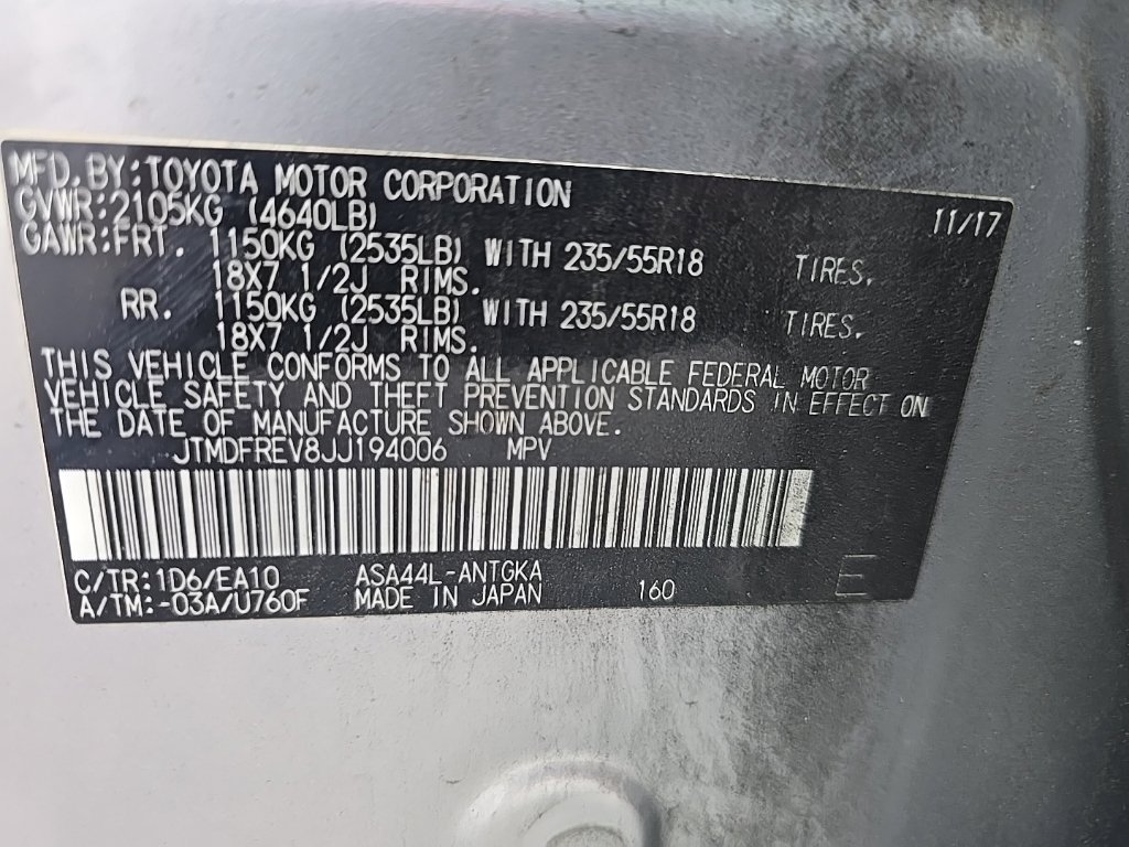 Used 2018 Silver Toyota Limited image 13
