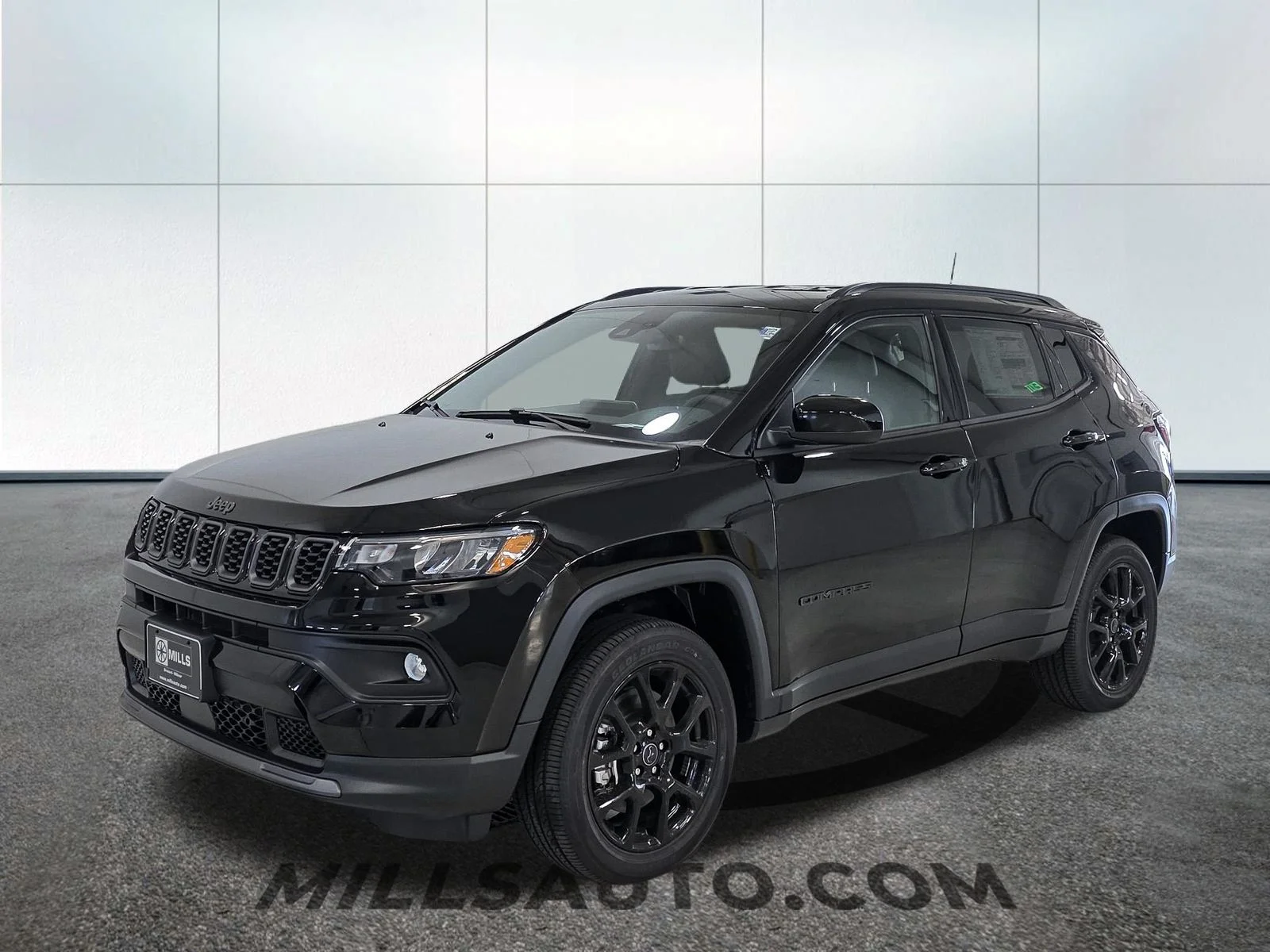 New 2026 Diamond Black Crystal Pearl-Coat Exterior Paint Jeep Latitude image 2