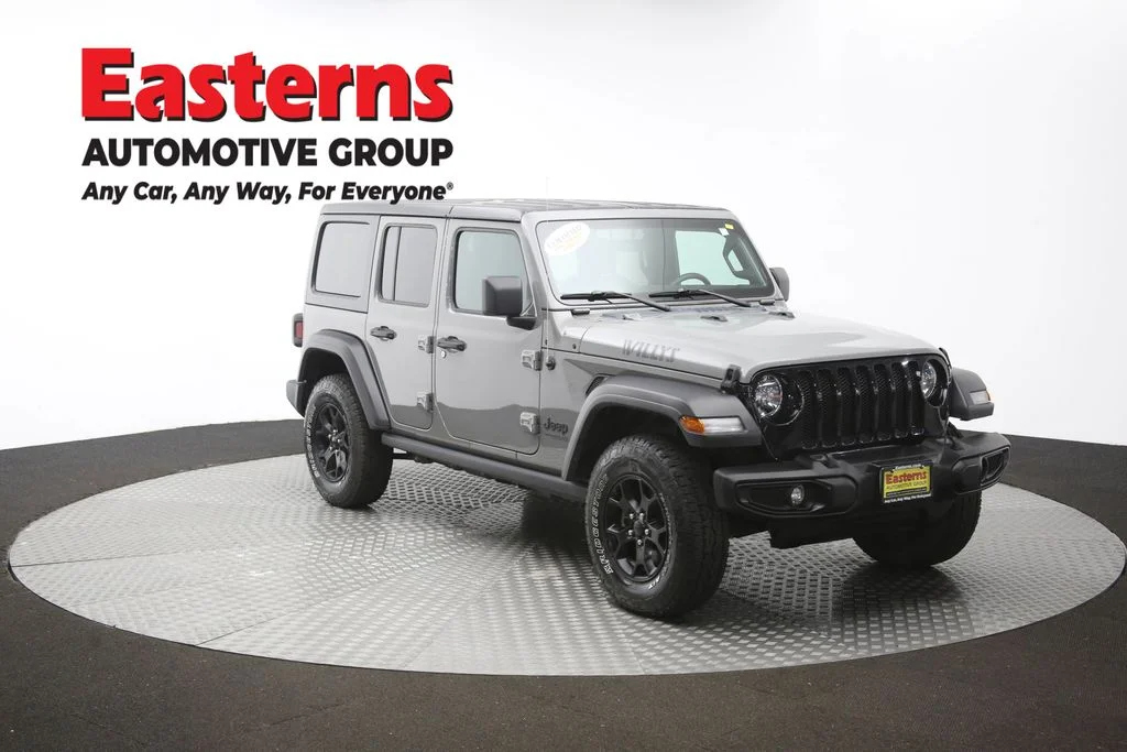 Used 2021 Gray Jeep Unlimited Willys image 47