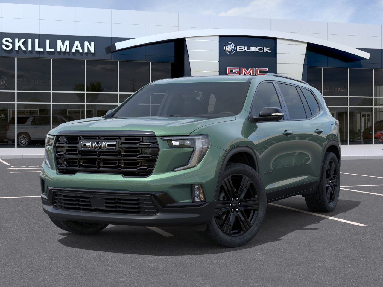 New 2027 Trailstone Green Metallic GMC Elevation image 6