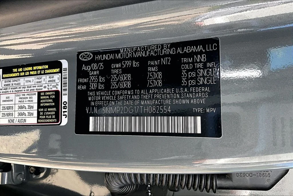 Used 2026 Hampton Gray Hyundai SEL image 36