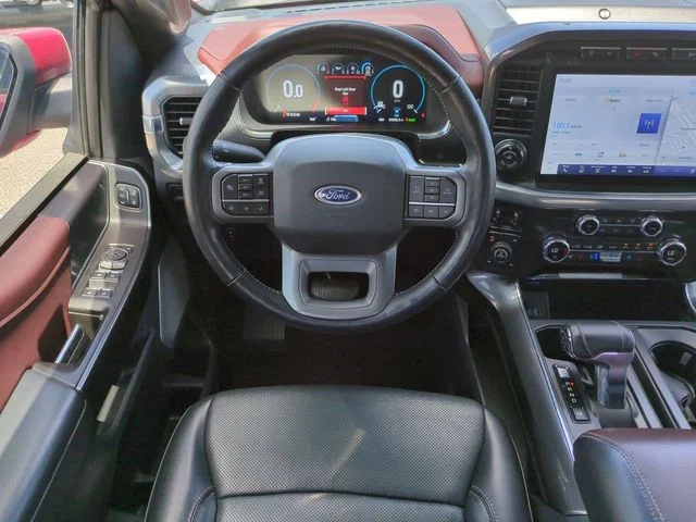 Certified Used 2021 Red Metallic Ford Lariat image 16