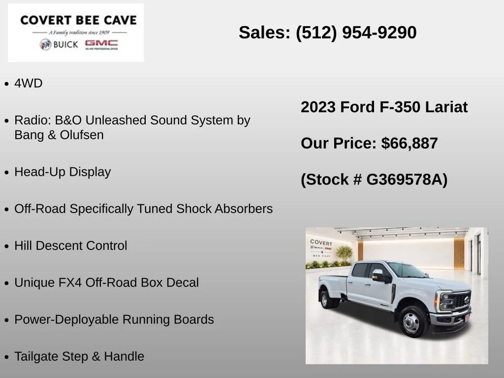 Used 2023 White Ford Lariat image 30