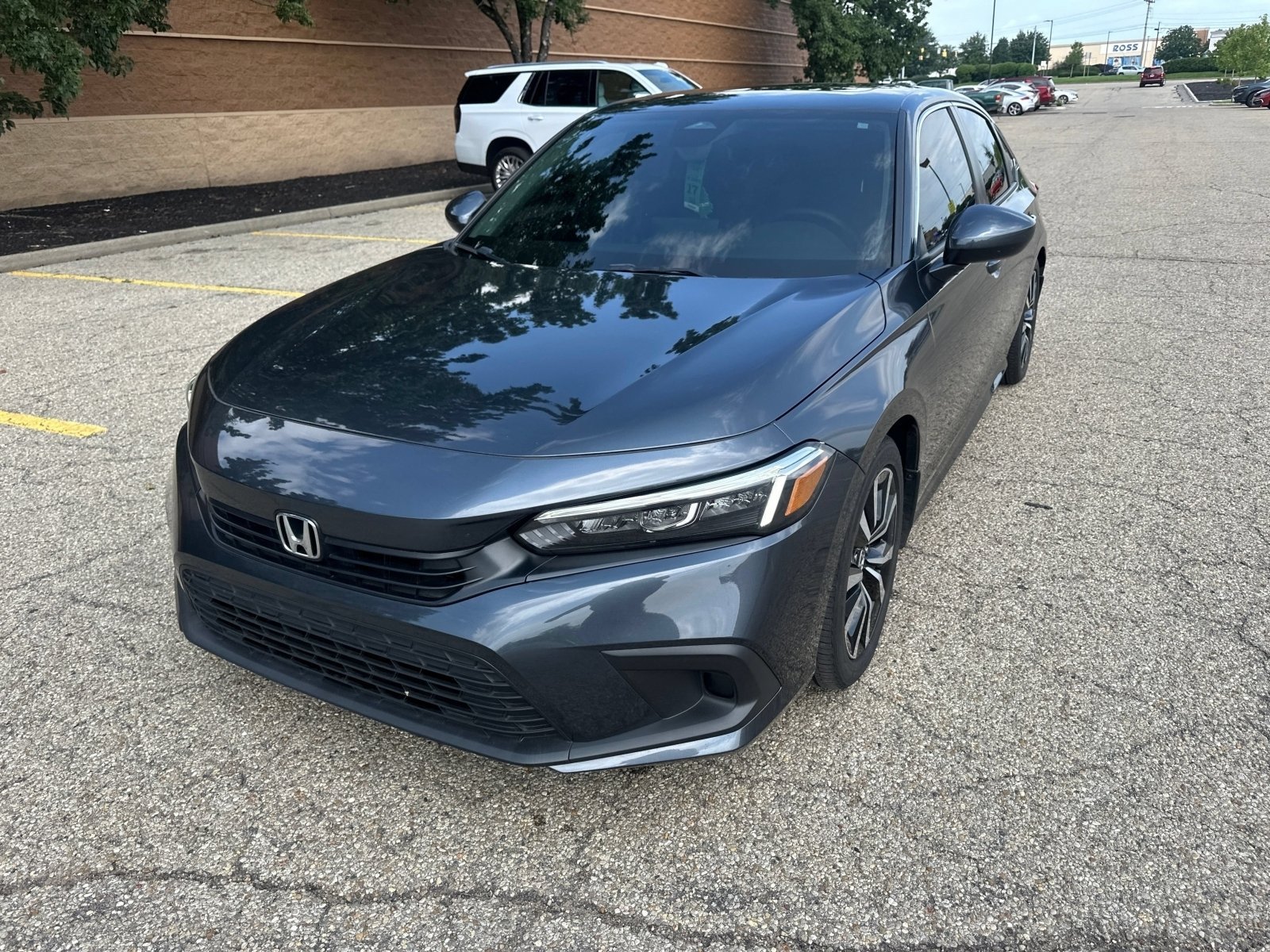 Certified Used 2024 Meteorite Gray Metallic Honda EX image 8
