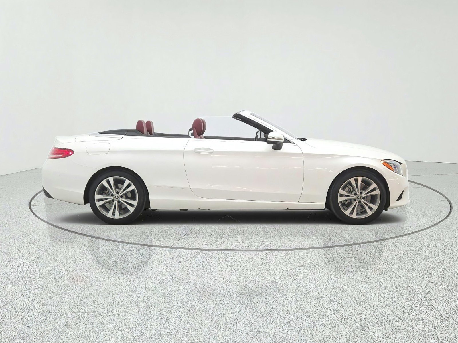 Certified Used 2021 designo Diamond White Metallic Mercedes-Benz C 300 4MATIC® Cabriolet image 4