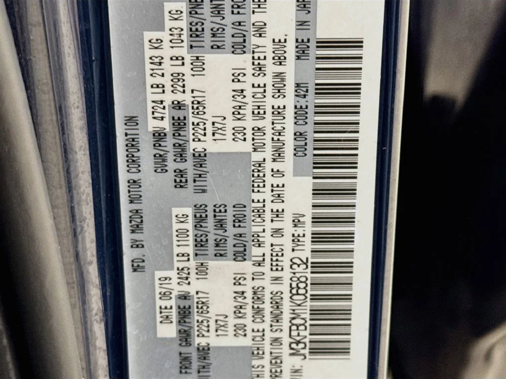 Used 2019 Deep Crystal Blue Mica Mazda Touring image 40