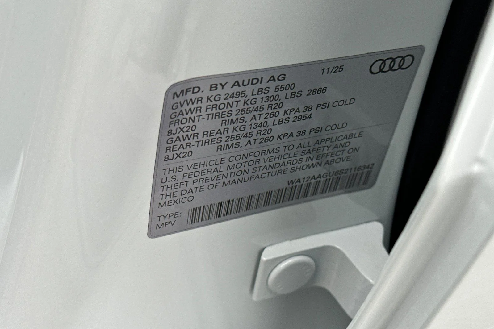 Used 2025 White Audi 2.0T Premium Plus image 26