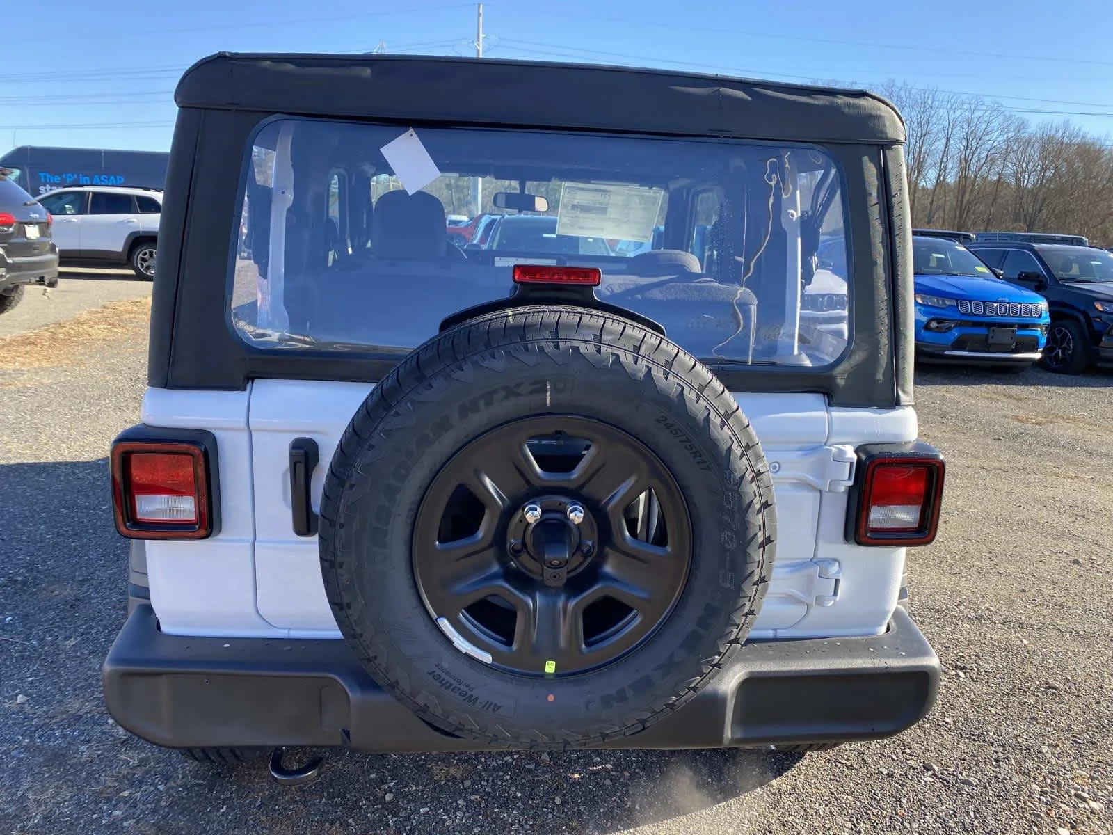 New 2026 Bright White Clear-Coat Exterior Paint Jeep Sport image 4