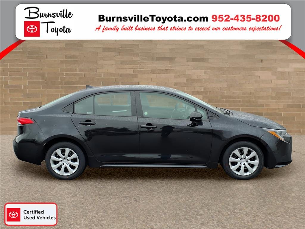 Certified 2024 Toyota Corolla LE with VIN 5YFB4MDE8RP136454 for sale in Burnsville, Minnesota