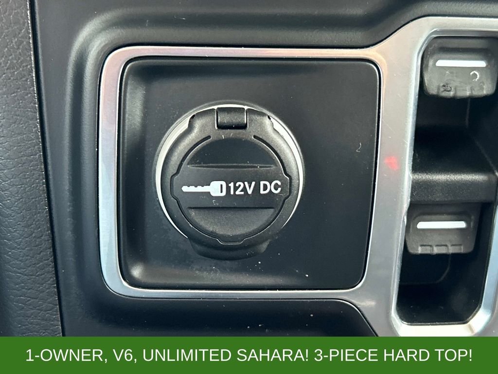 Used 2018 White Jeep Unlimited Sahara image 24