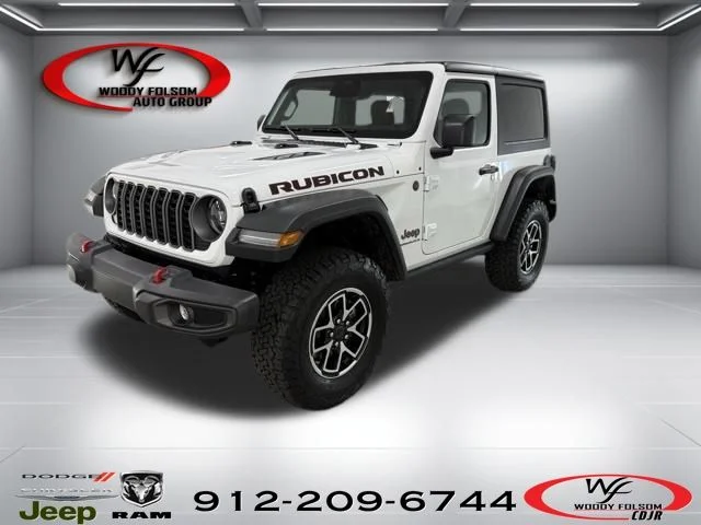 New 2025 Bright White Clear-Coat Exterior Paint Jeep Rubicon image 1