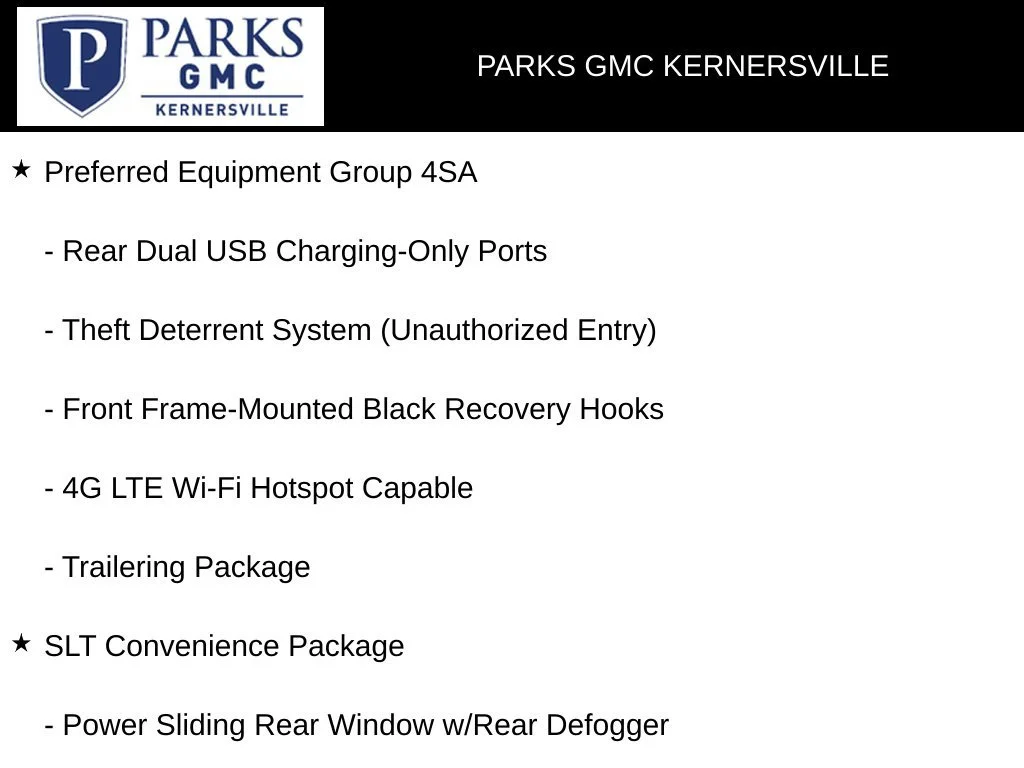 Used 2021 DARK SKY METALLIC GMC SLT image 20