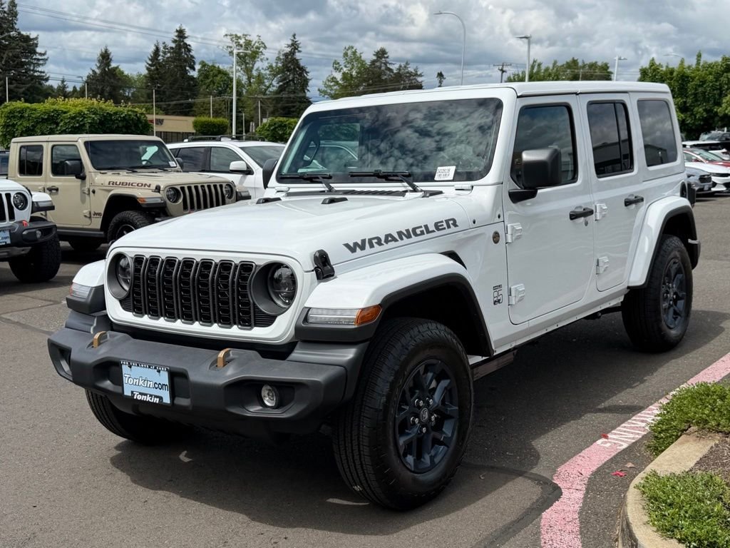 New 2026 Bright White Clearcoat Jeep 85th Anniversary Edition image 4