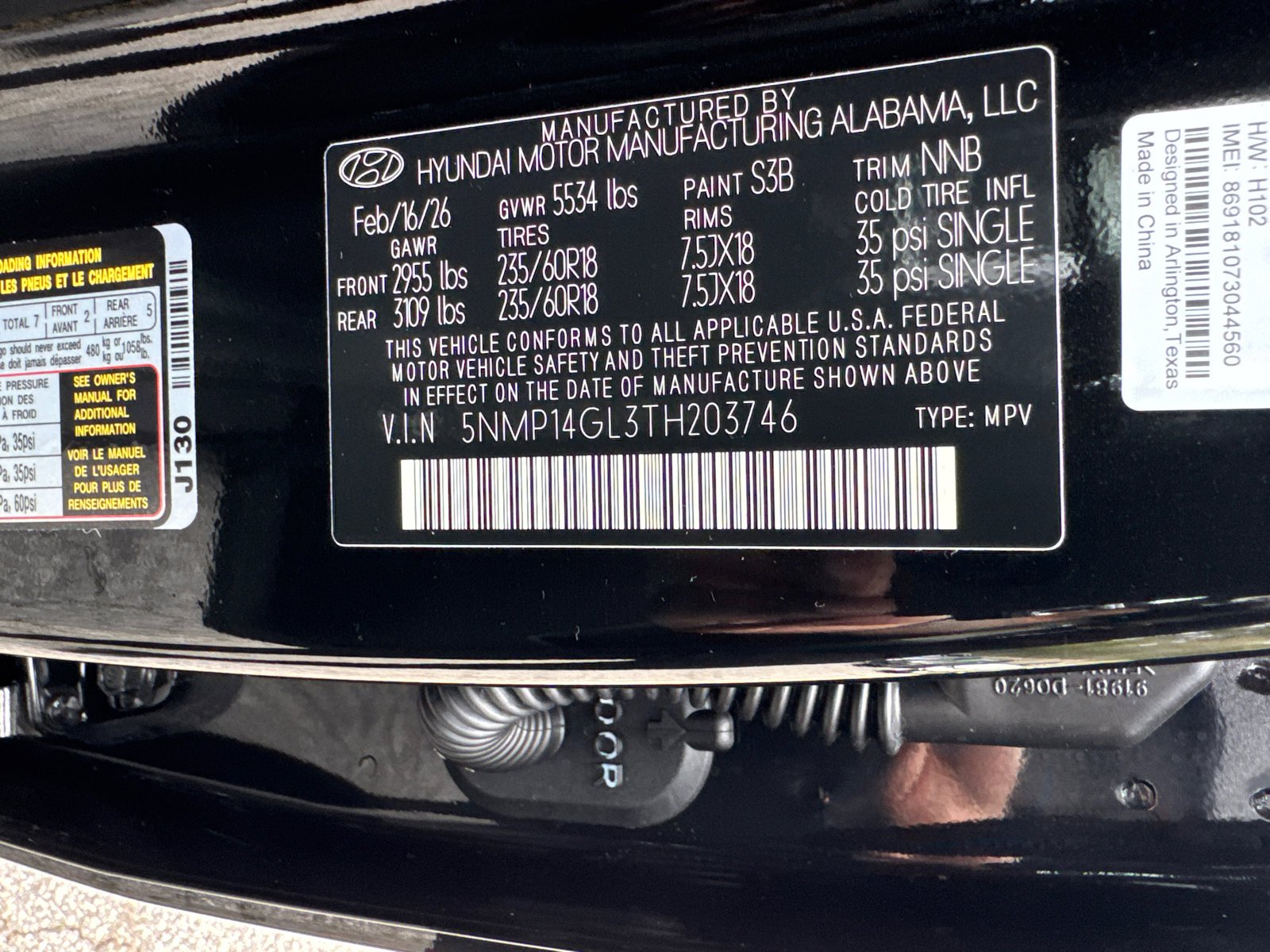 New 2026 Phantom Black Hyundai SE image 27