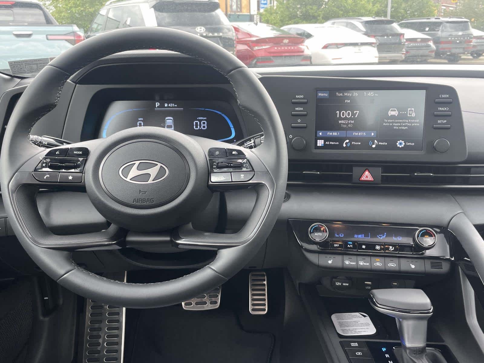 New 2026 Serenity White Hyundai SEL Sport Premium image 2