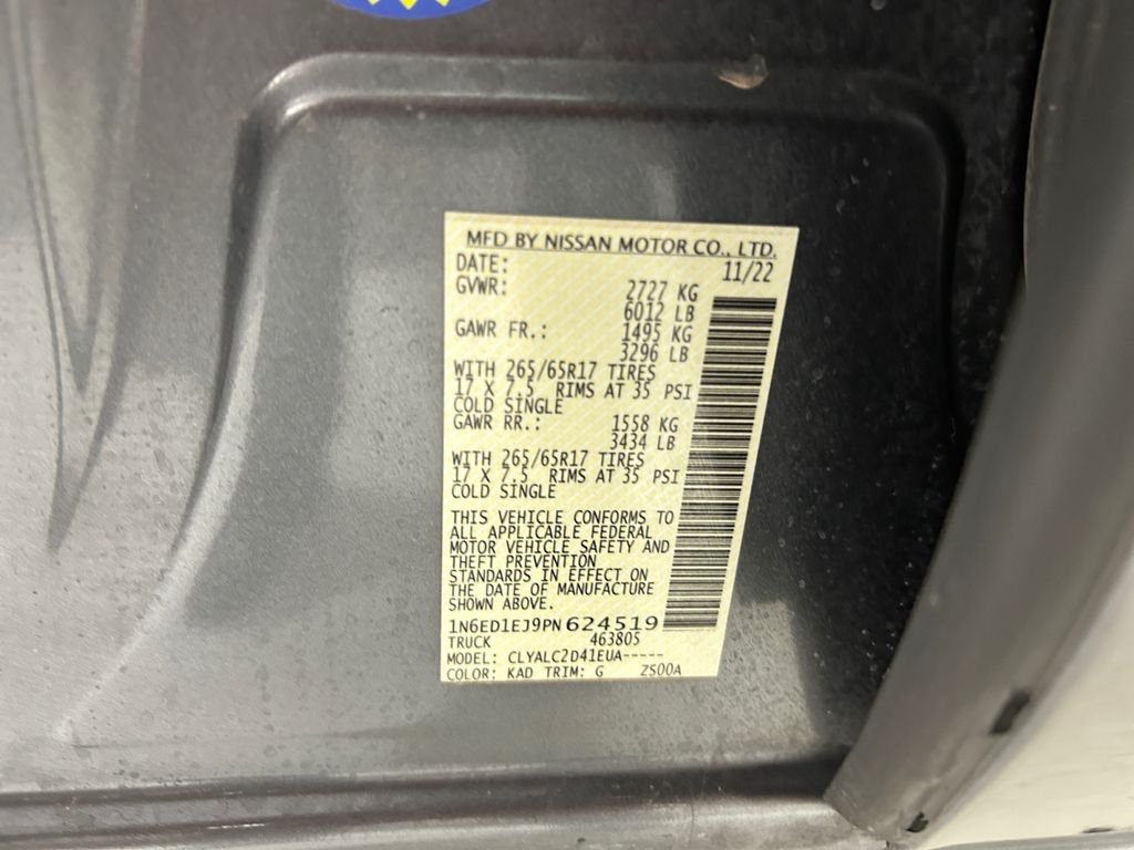 Used 2023 Gray Nissan SV image 20