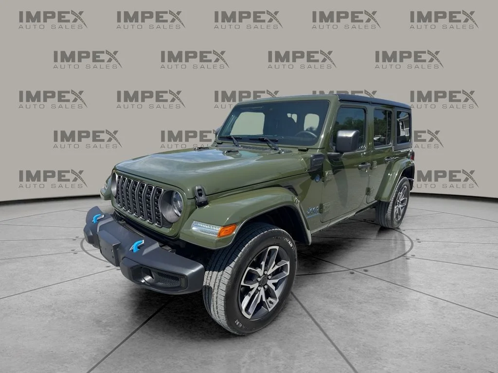 Used 2024 Green Jeep Sport S 4xe image 1