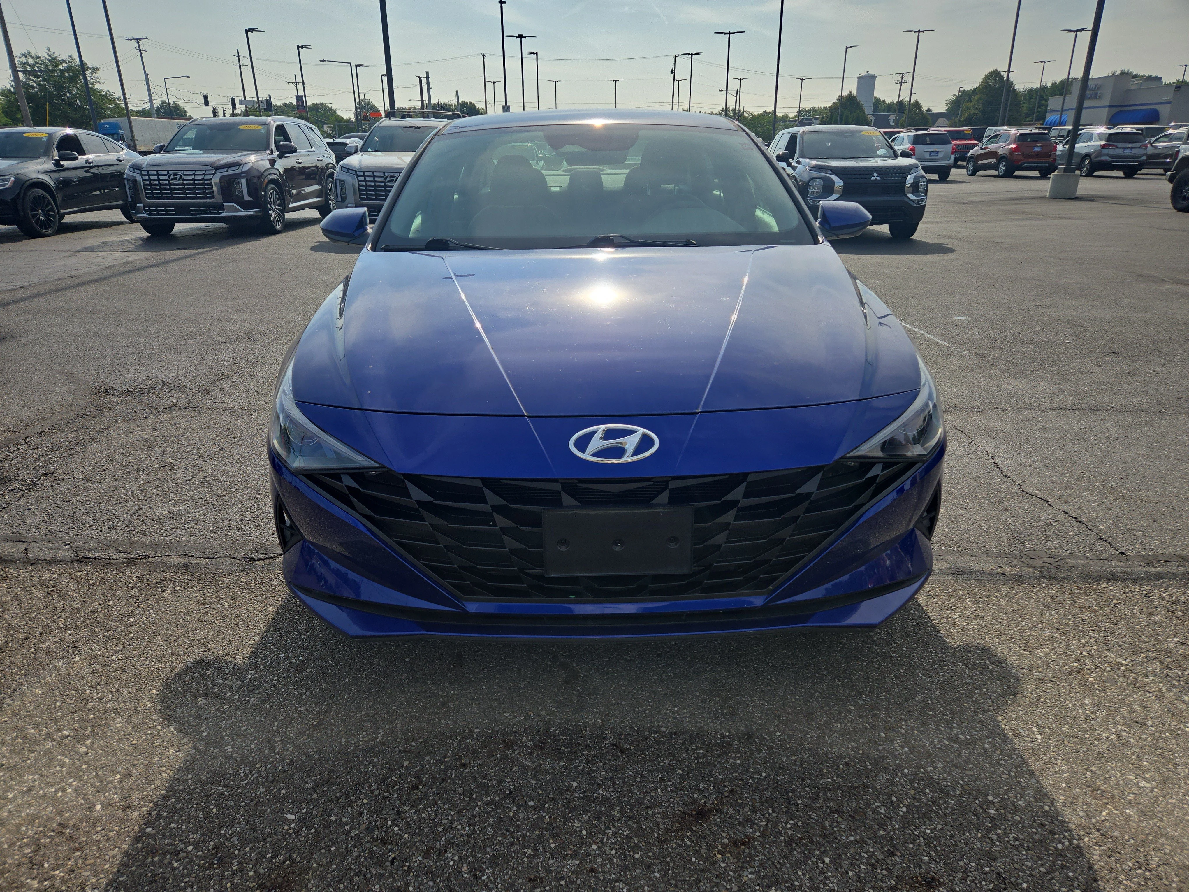 Used 2021 Intense Blue Hyundai SE image 2