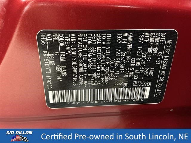 Used 2023 Scarlet Ember Tintcoat Nissan Platinum image 15