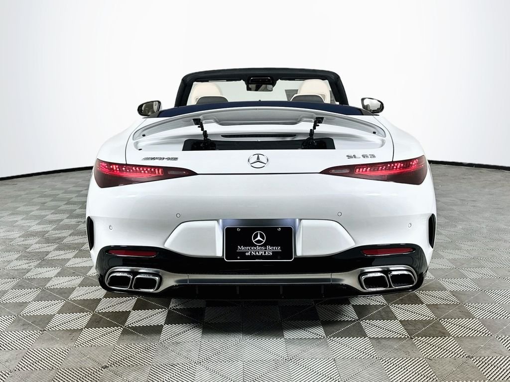 New 2027 MANUFAKTUR Moonlight White Metallic Mercedes-Benz SL 63 AMG® image 6