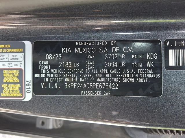 Used 2023 Gray Kia LXS image 29