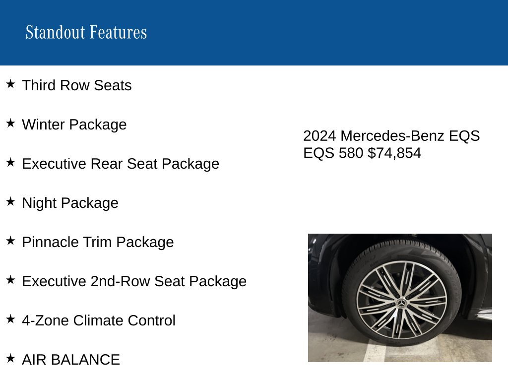 Certified Used 2024 Green Mercedes-Benz 580 image 9