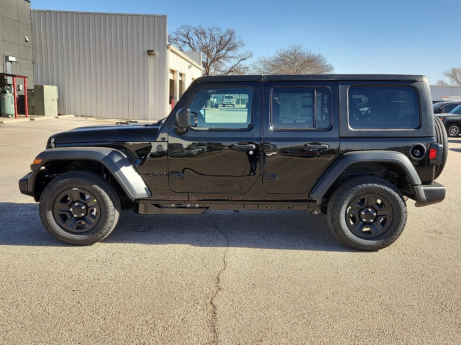 New 2026 Black Clear-Coat  Paint Jeep 4-DOOR SPORT image 2