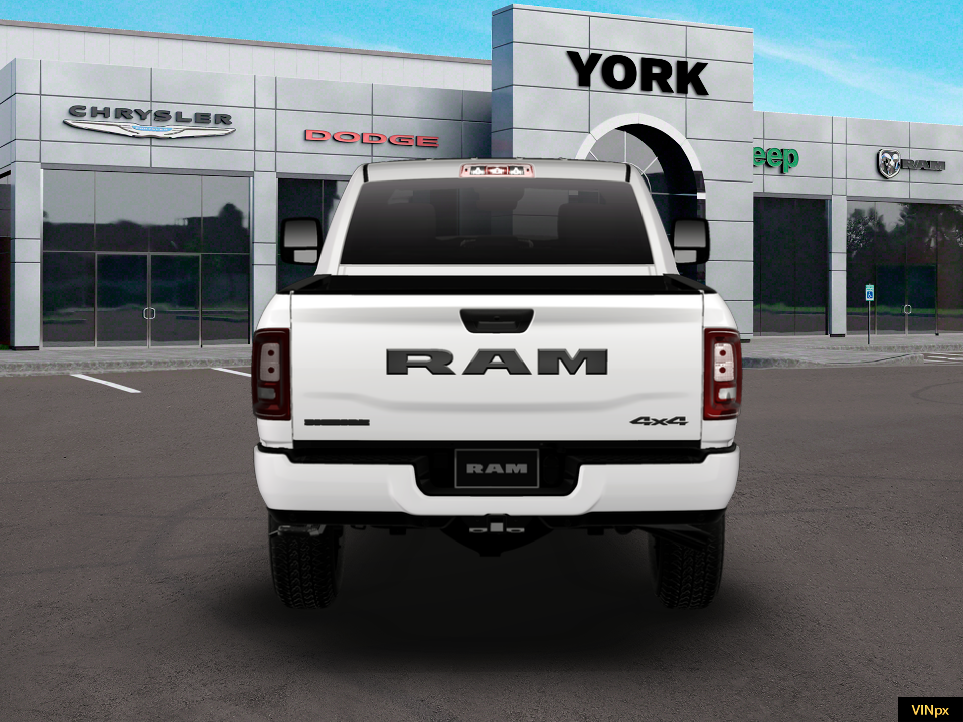 New 2026 Bright White Clear-Coat Exterior Paint RAM BIG HORN image 18