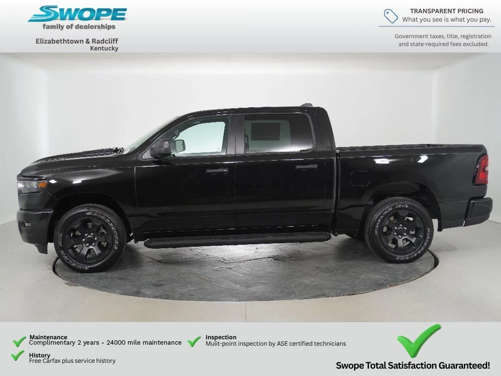New 2026 Diamond Black Crystal Pearl-Coat Exterior Paint RAM Express image 6