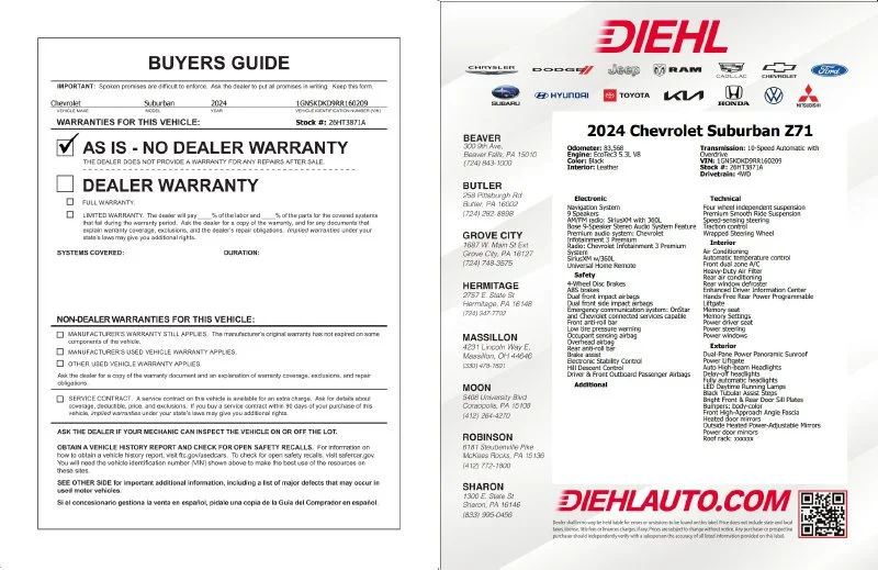 Used 2024 Black Chevrolet Z71 image 49
