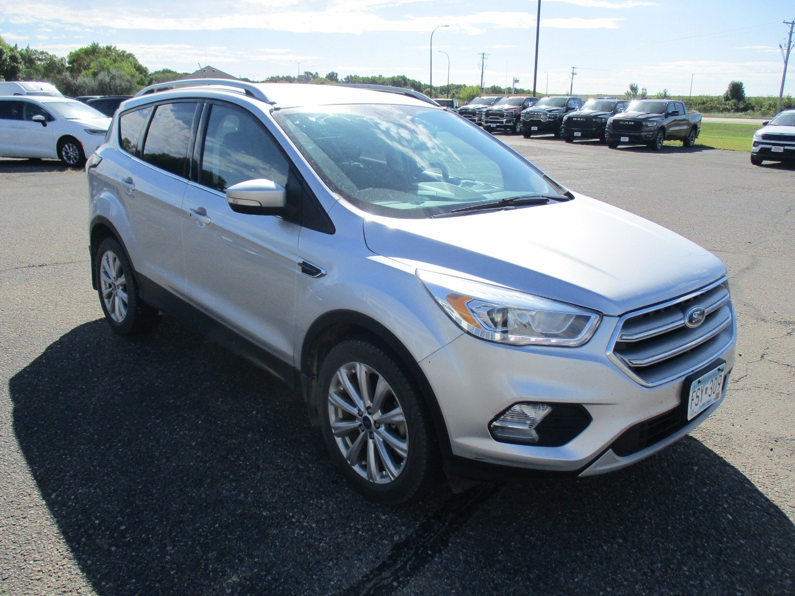Used 2017 SILVER Ford Titanium image 7