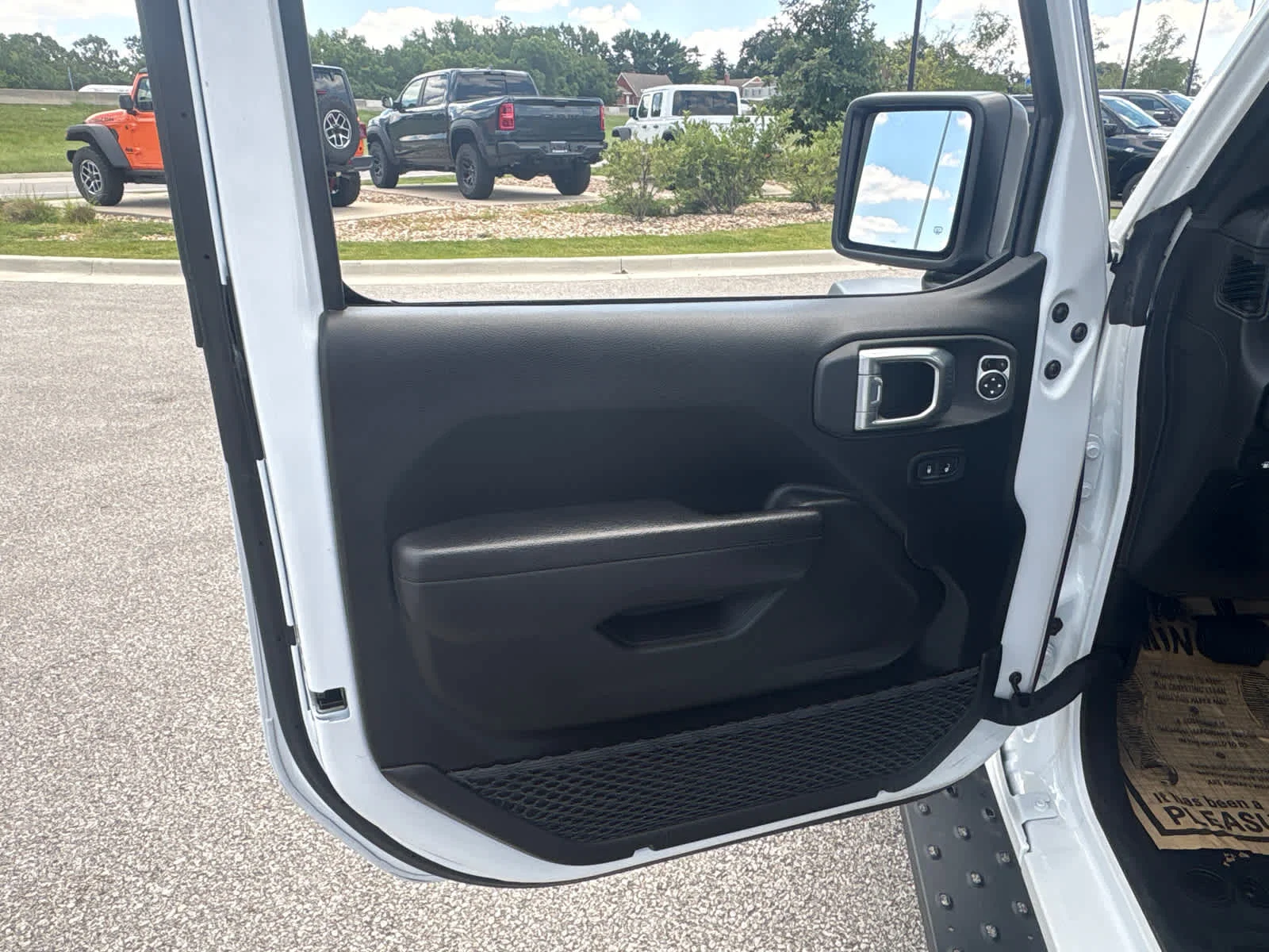 Used 2024 Bright White Clearcoat Jeep Willys image 19