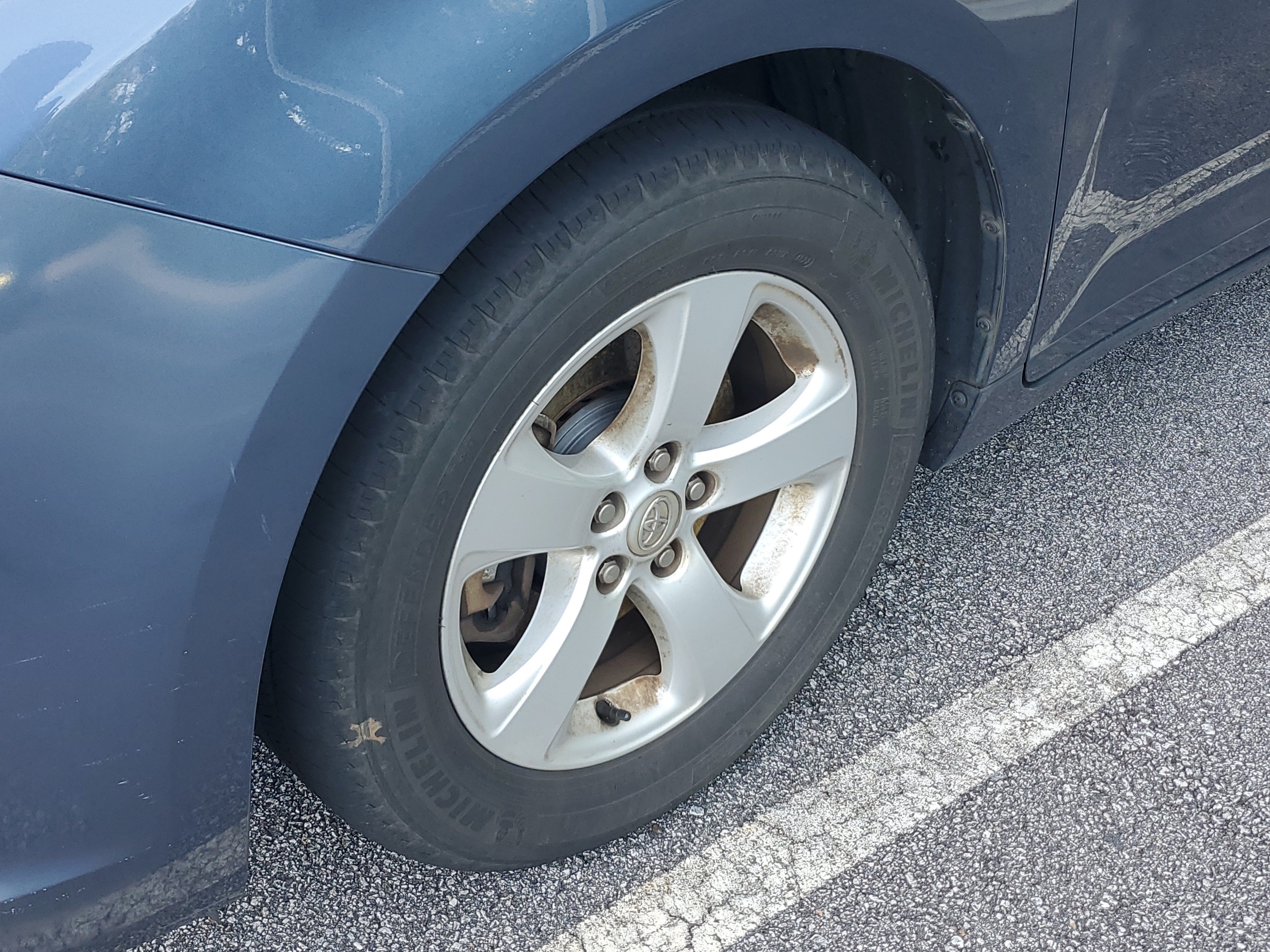 Used 2014 Blue Toyota LE image 5