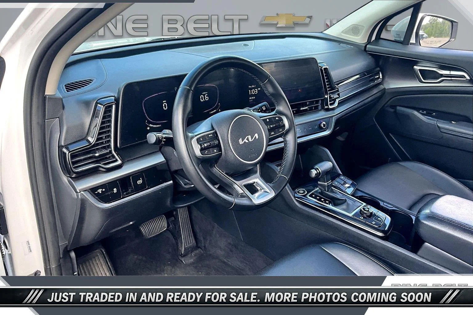 Used 2023 Glacial White Pearl Kia EX image 12