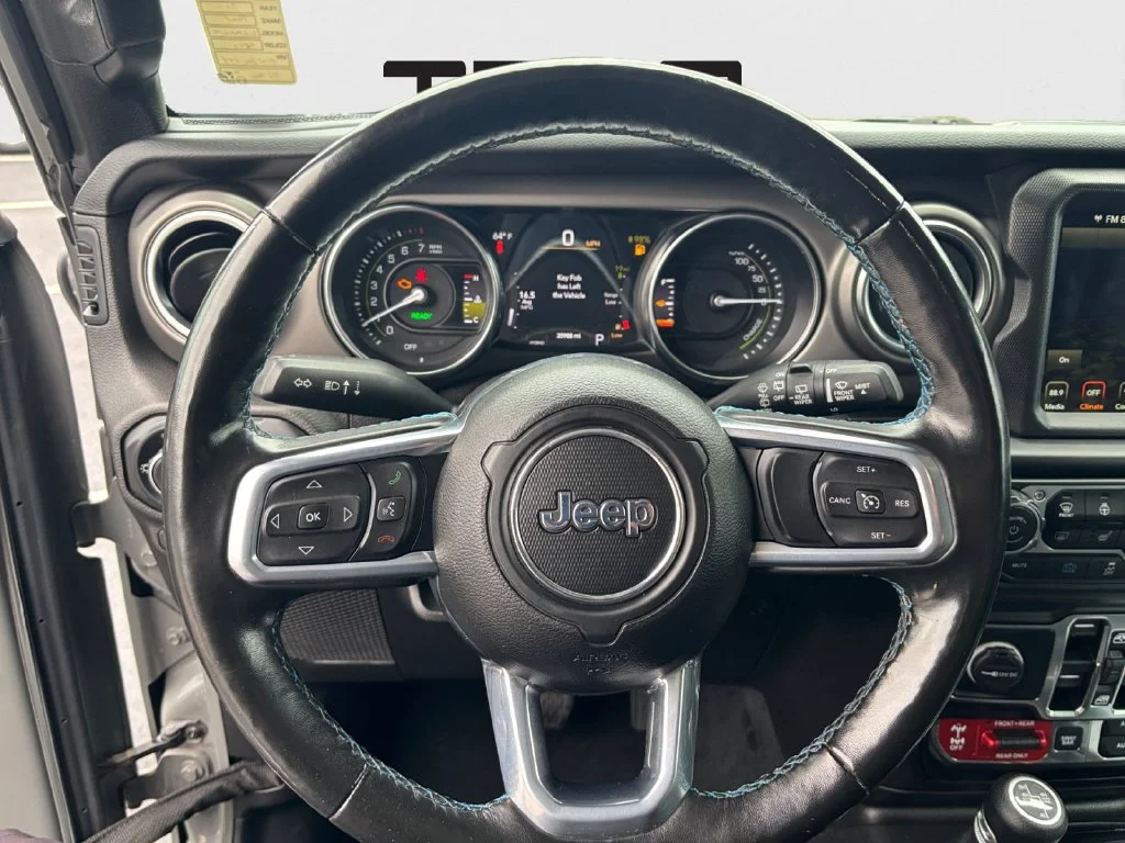 Used 2021 Gray Jeep Unlimited Rubicon 4xe image 18