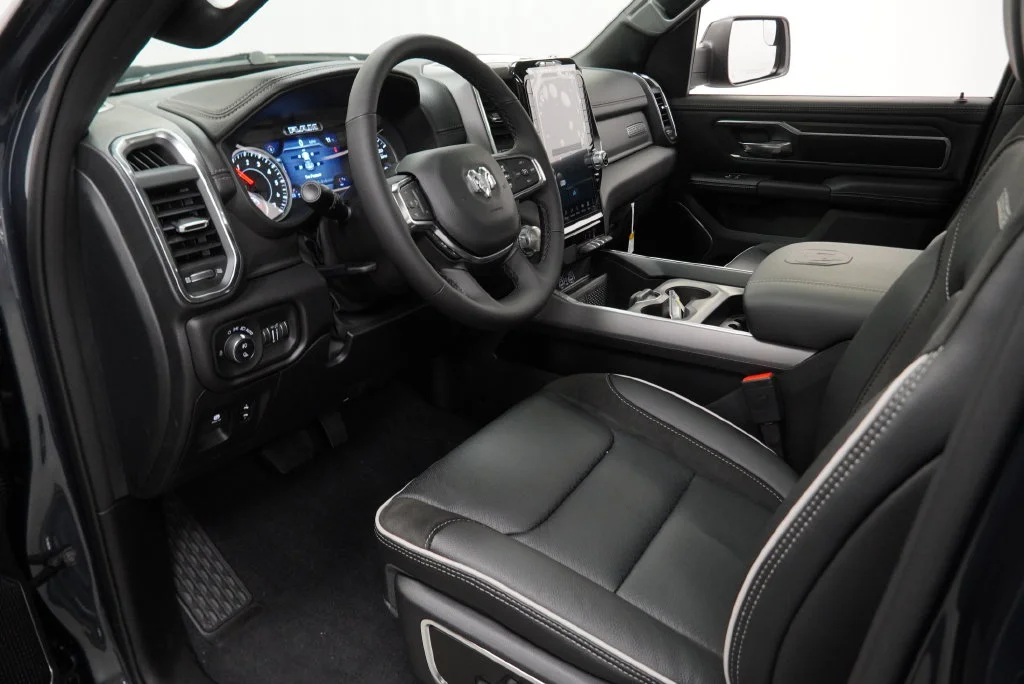 New 2027 Forged Blue Metallic Exterior Paint RAM Laramie image 18