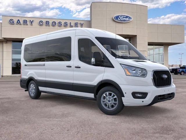 New 2025 Oxford White Ford Passenger Van XLT image 7