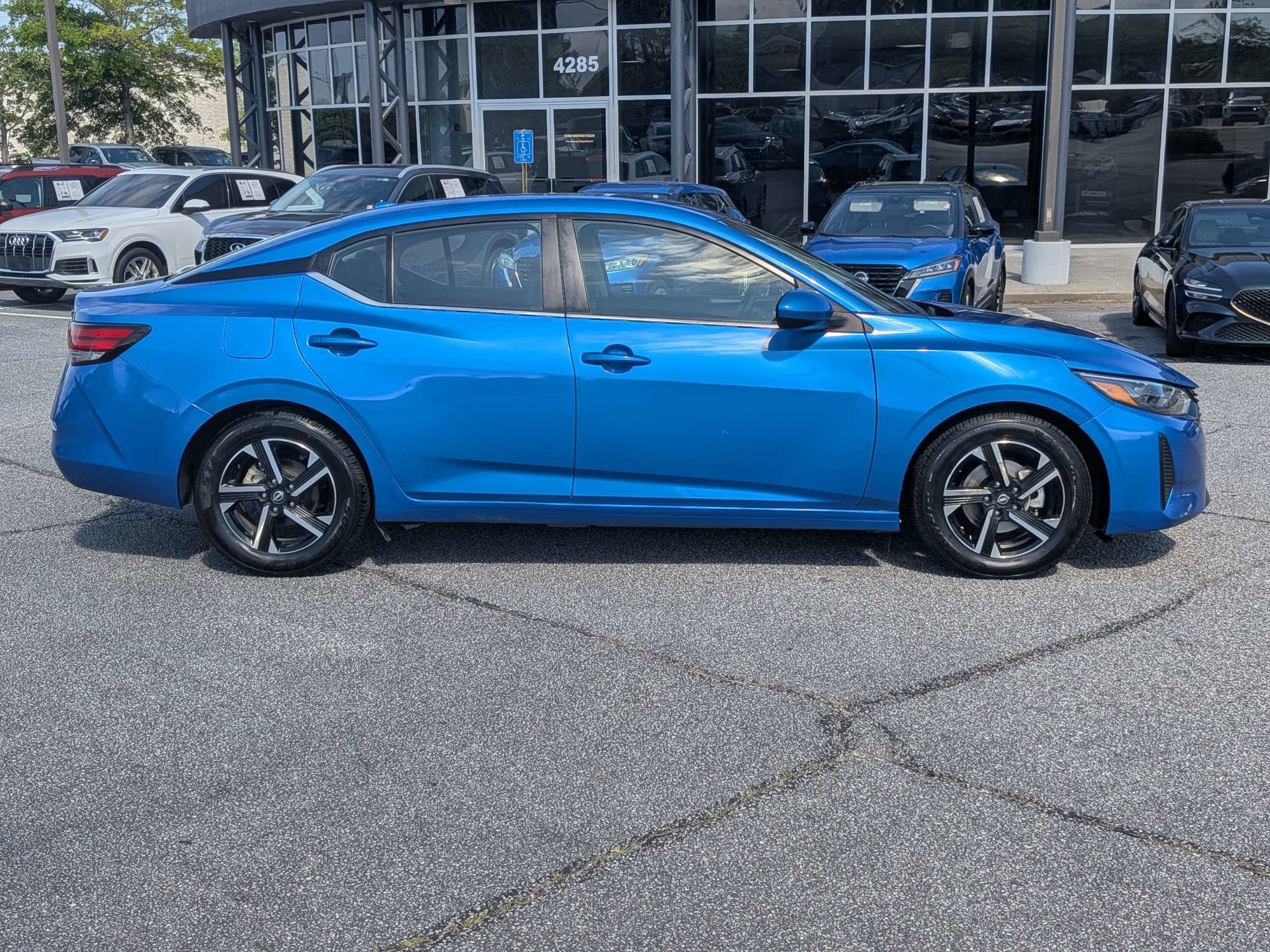 Used 2024 Blue Nissan SV image 2