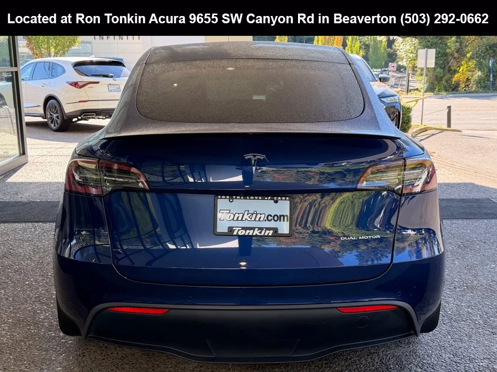 Used 2020 Deep Blue Metallic Tesla Long Range image 6