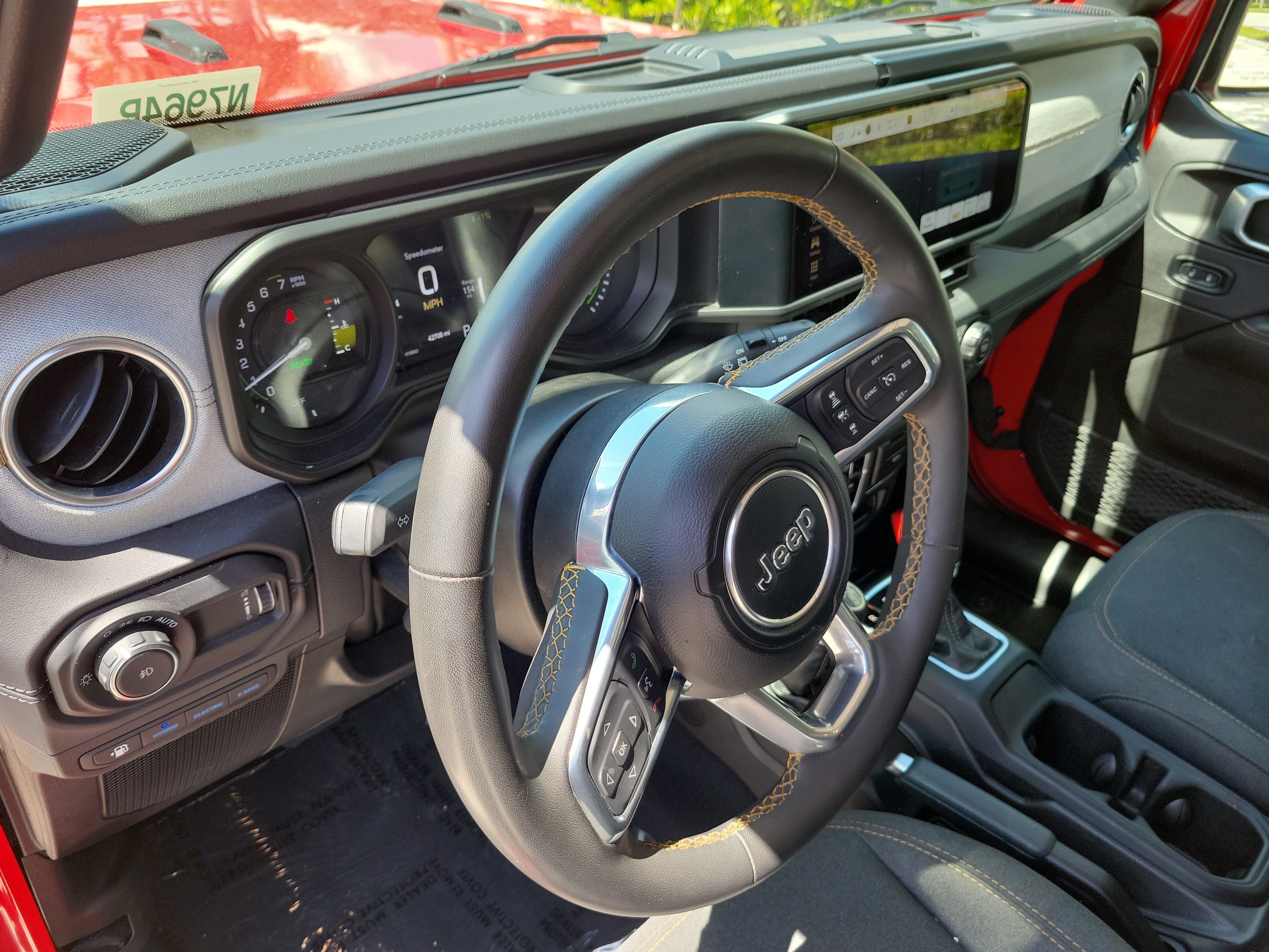 Used 2024 Firecracker Red Clearcoat Jeep Sahara image 24