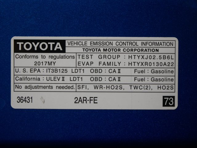 Used 2017 Electric Storm Blue Toyota XLE w/ Convenience Pkg image 32