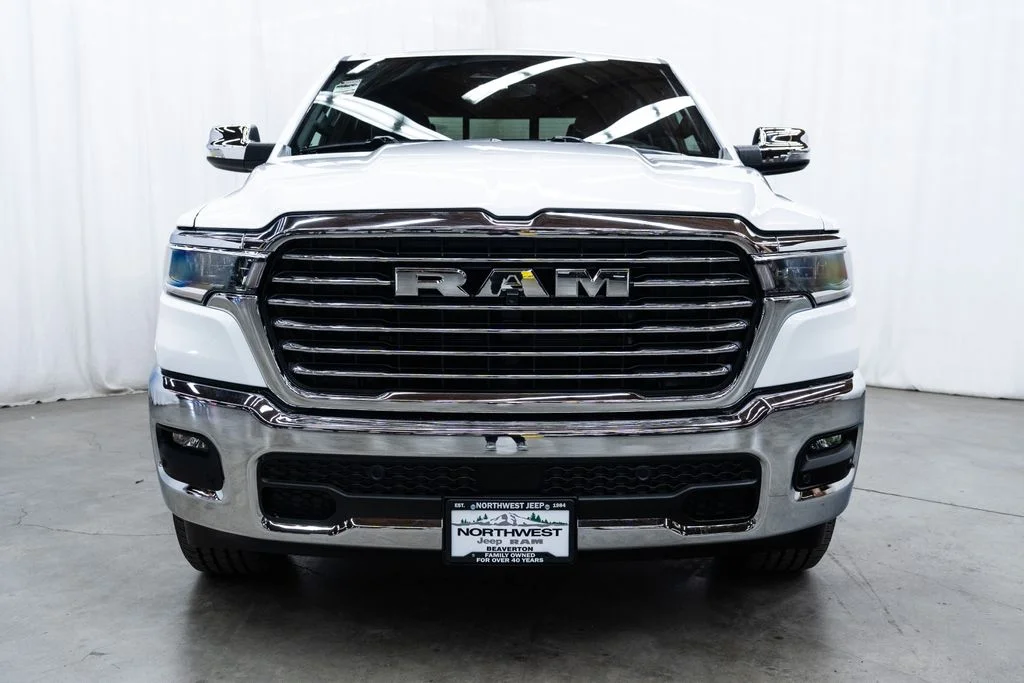 New 2026 Bright White Clear-Coat Exterior Paint RAM Laramie image 2