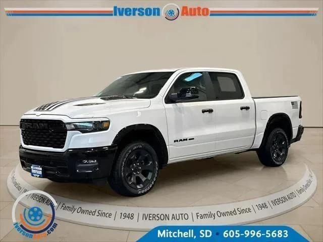 New 2026 Bright White Clear-Coat Exterior Paint RAM BIG HORN image 3