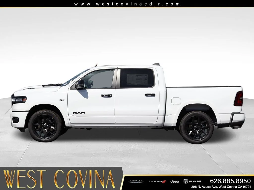 New 2026 Bright White Clear-Coat Exterior Paint RAM Laramie image 8