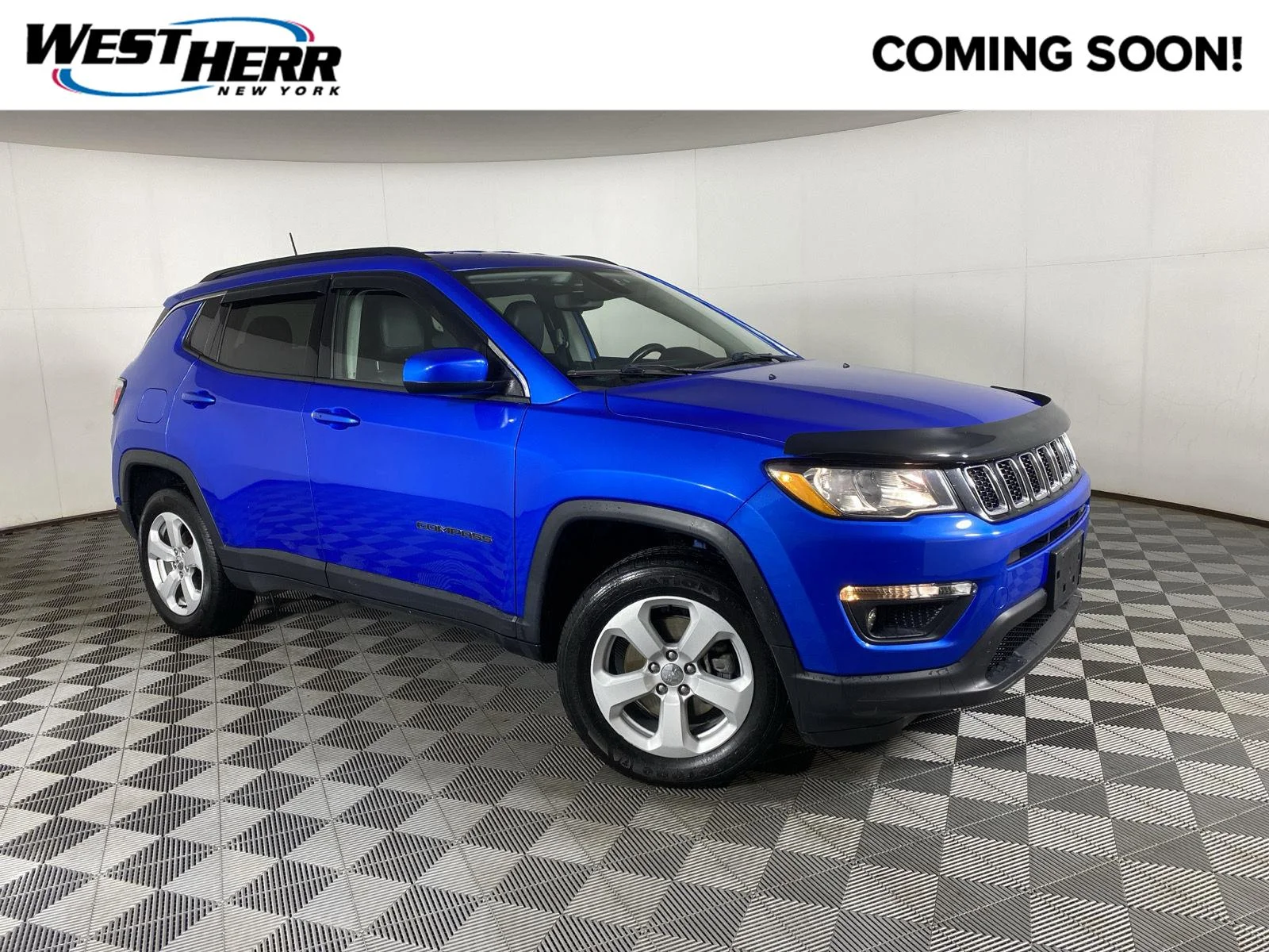Used 2020 Laser Blue Pearlcoat Jeep Latitude image 1