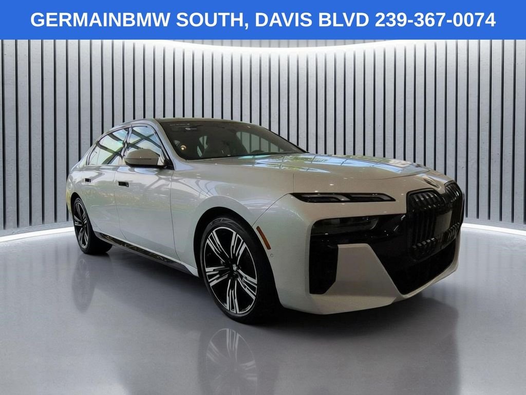 Certified Used 2025 White Metallic BMW 760i xDrive image 3
