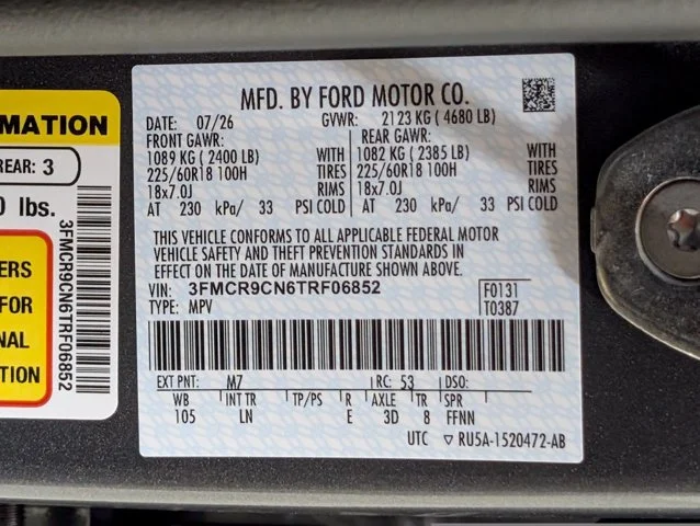 New 2026 Carbonized Gray Metallic Ford Outer Banks® image 51